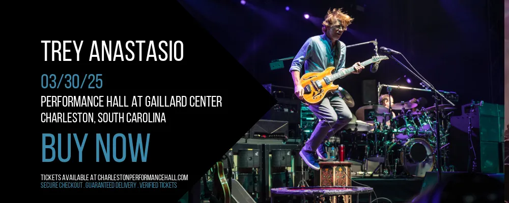 Trey Anastasio at Performance Hall At Gaillard Center