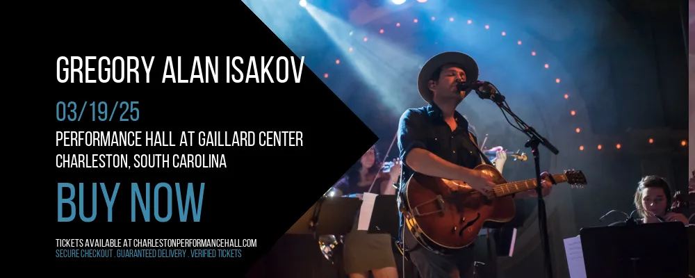 Gregory Alan Isakov at Performance Hall At Gaillard Center