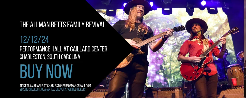 The Allman Betts Family Revival at Performance Hall At Gaillard Center